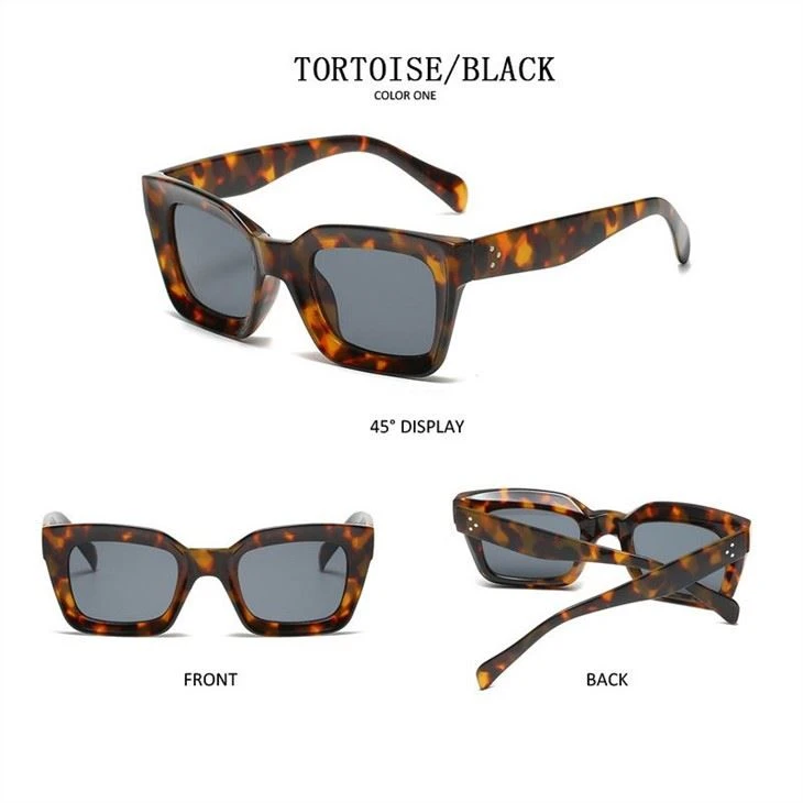 Unisex Classic Square Sunglasses